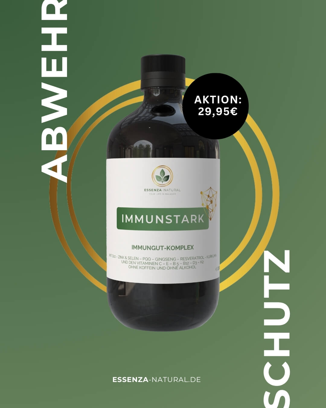 ESSENZA-NATURAL informiert: Mit IMMUNSTARK 10€ sparen!