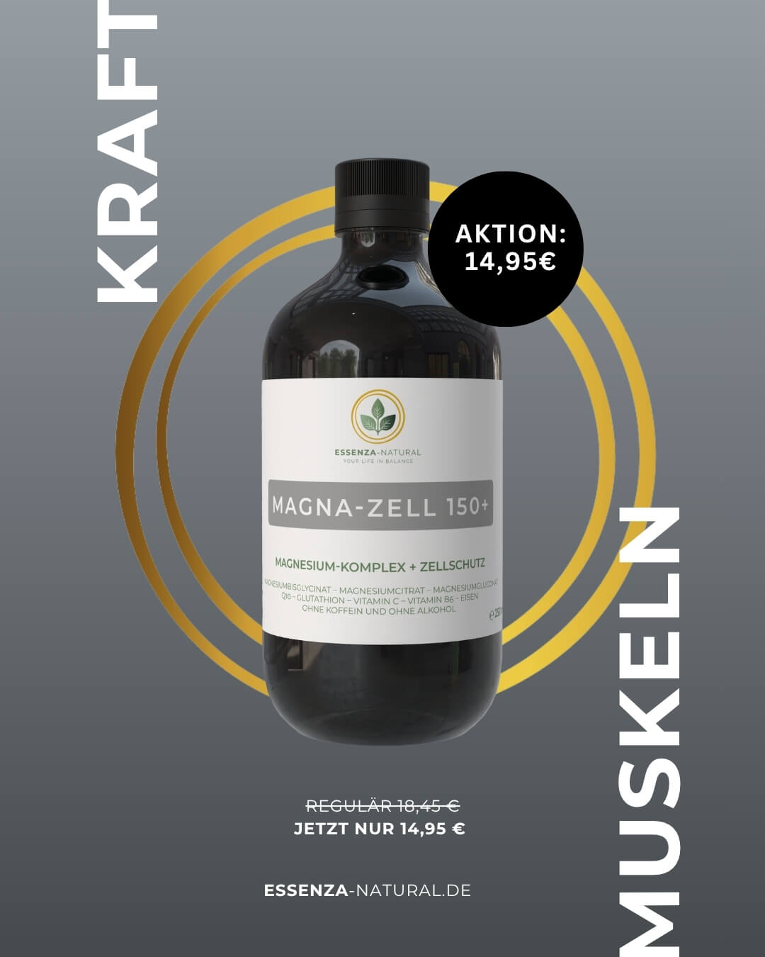 ESSENZA-NATURAL informiert: Das Beste Magnesium als Geschenk für Freunde & Familie!