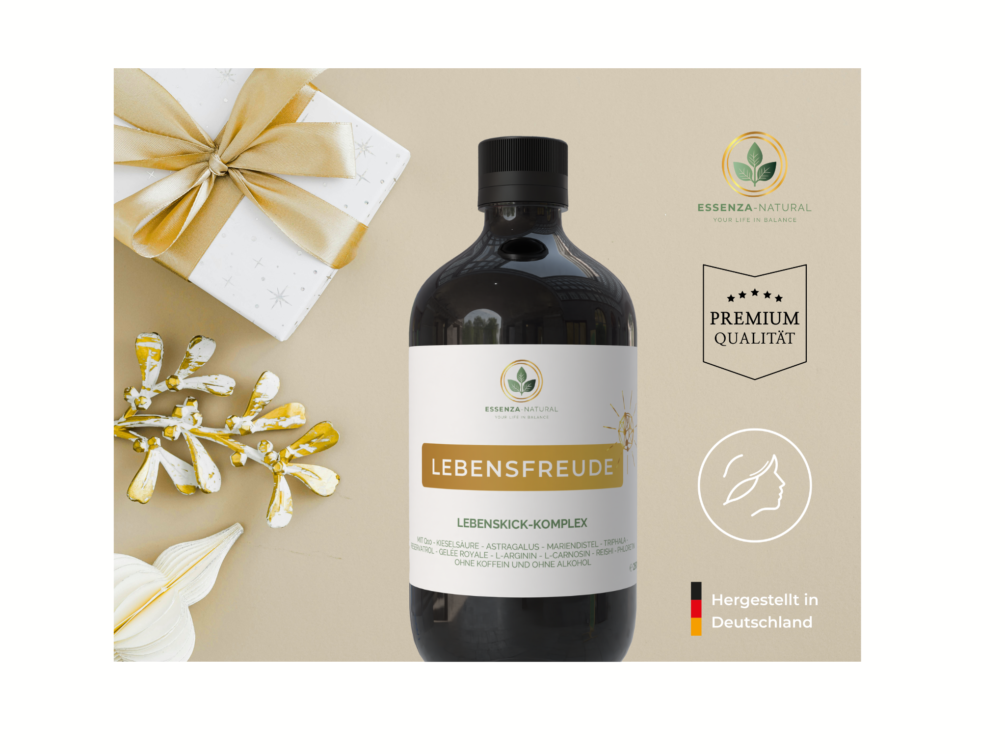 ESSENZA-NATURAL empfiehlt: An morgen denken – LEBENSFREUDE schenken & 20% sparen!