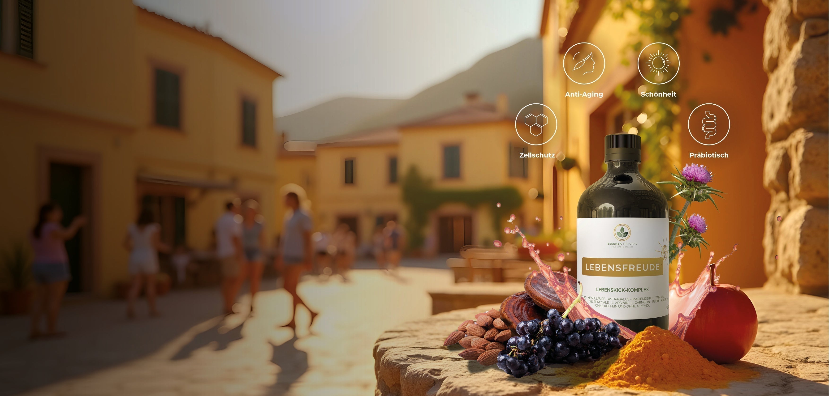 Dein täglicher Schluck LEBENSFREUDE – Schönheit und Vitalität in jedem Tropfen!