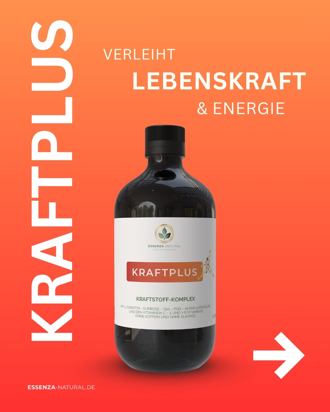 ESSENZA-NATURAL informiert: KRAFTPLUS – Power & Zellschutz für Dich